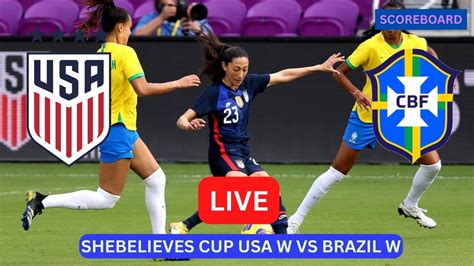 usa vs brazil live score